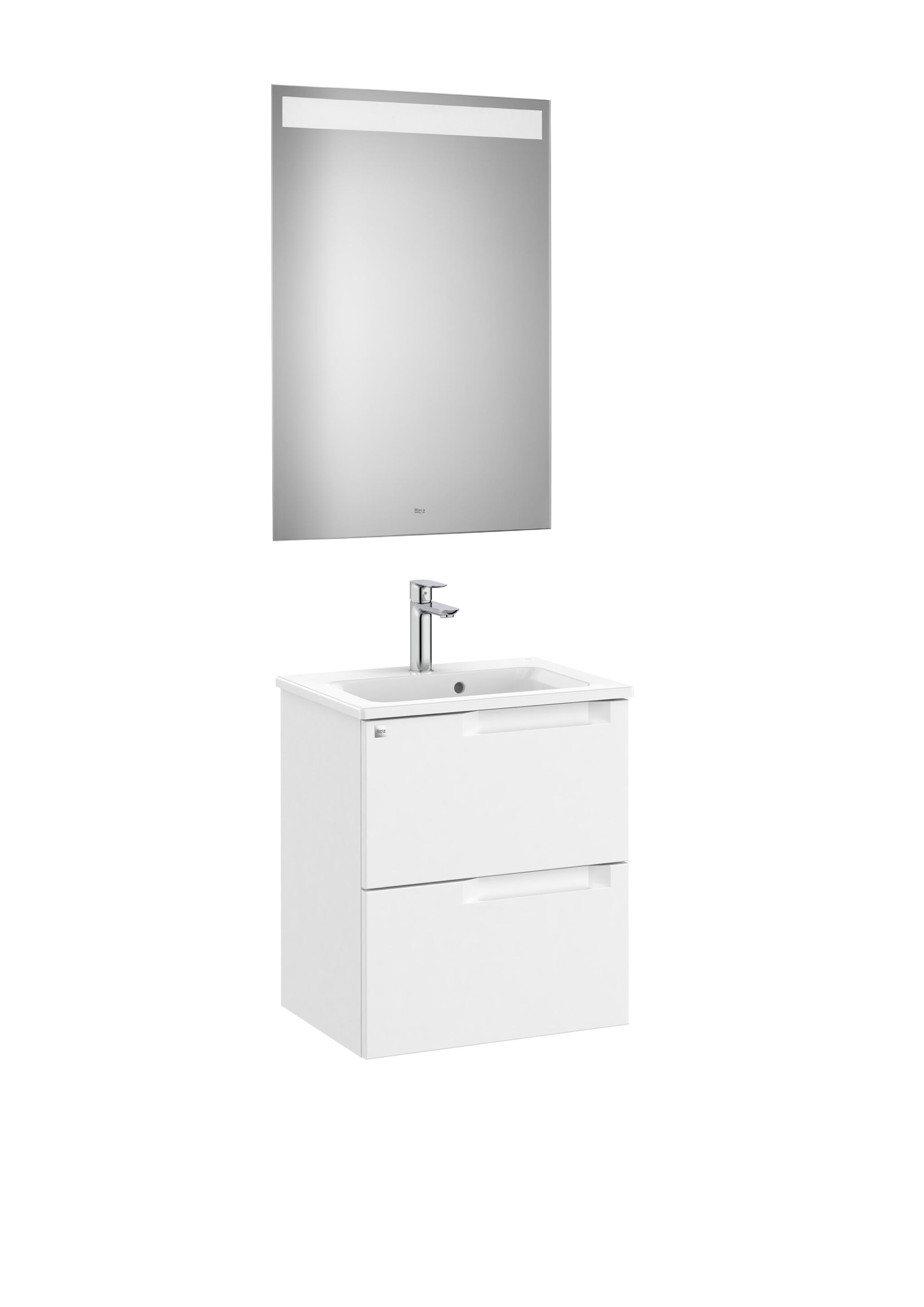 Деревянный подвесной умывальник с зеркалом Roca UNIK A85182 / A85183 / A85184 ARCH-00019858 - Вид №45