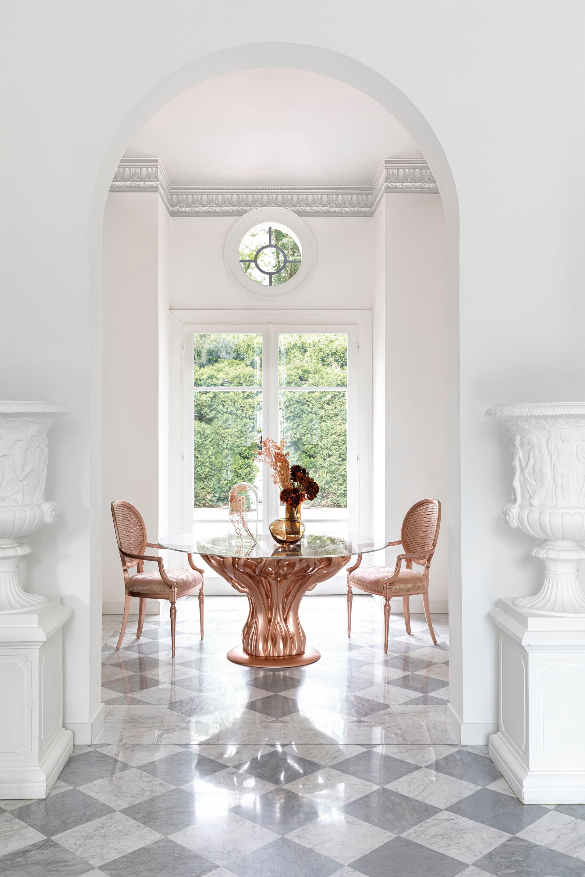 Стол для гостиной из дерева и стекла Bellotti Ezio Cromie ARCH-00052790 - Вид №2