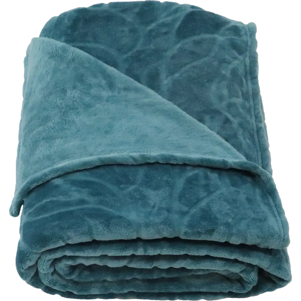 Плед «Maren» 180x200 см фланель цвет бирюзовый Santreyd STLM-2022937 - Вид №2