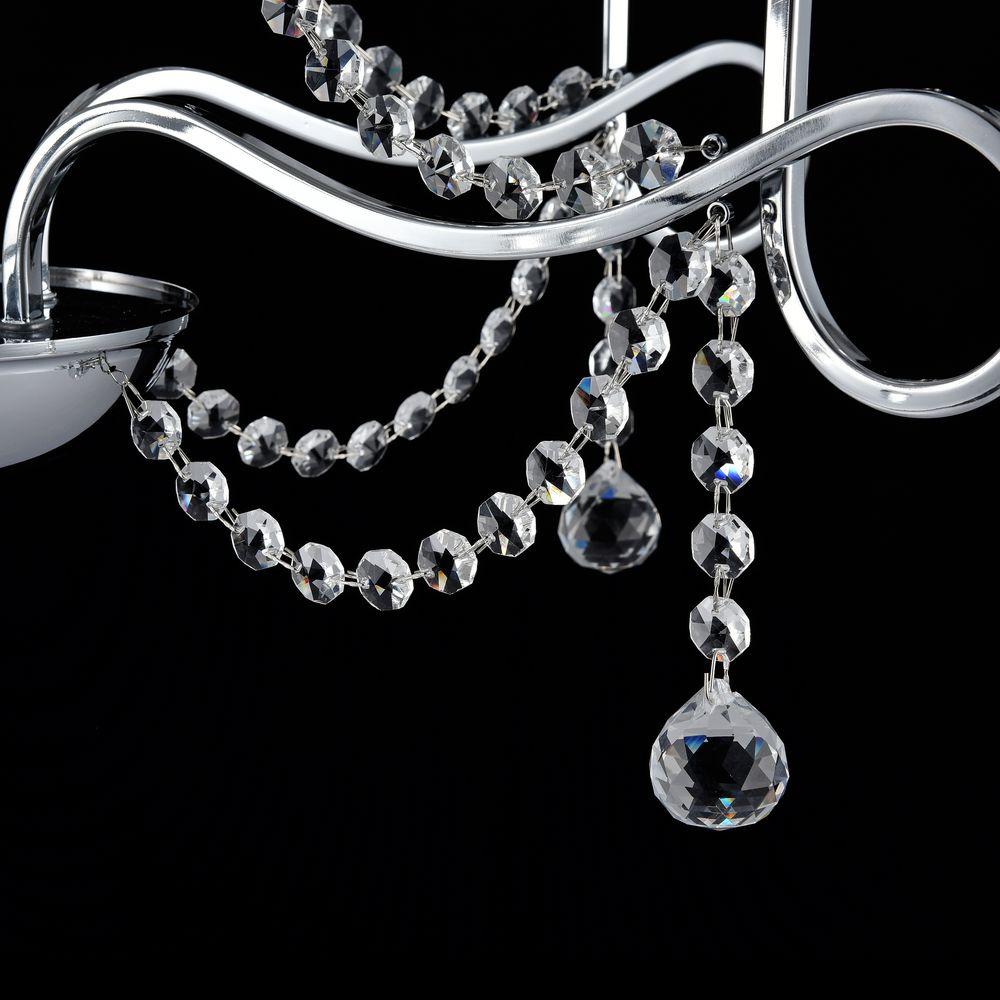 Подвесная люстра Freya Morel FR2907-PL-05-CH FREYA MOREL 186736 Серебро  - Вид №3