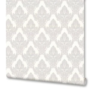 Обои флизелиновые Артекс Глория белые 1.06 м 10198-07