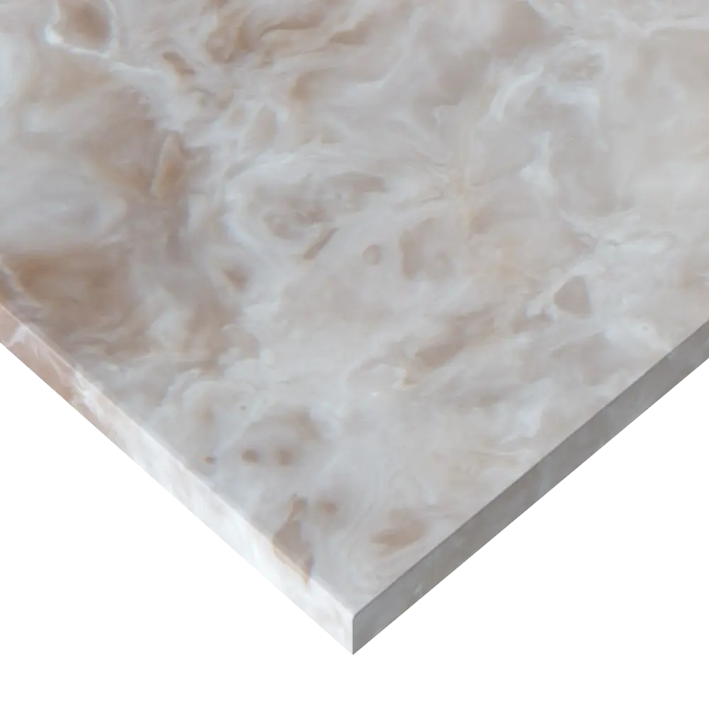 Столешница Раффиа 120x80x2 см искусственный камень цвет бежевый Santreyd STLM-2014824 - Вид №2