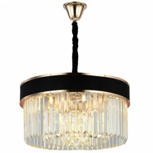 Подвесная люстра Stilfort Lero 1026/03/08P STILFORT ДИЗАЙНЕРСКИЕ, LERO 00-3888509 Прозрачный;черный