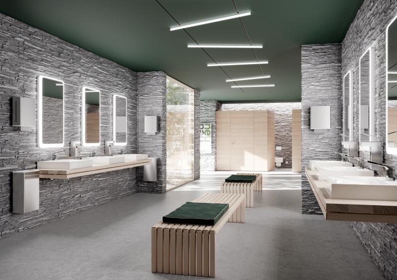 900.06.002XA Дезинфицирующее средство или дозатор мыла HEWI System 900 - Вид №3