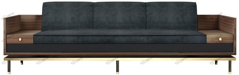 Porustudio Кожаный диван с вещевым ящиком sun-id-1370837