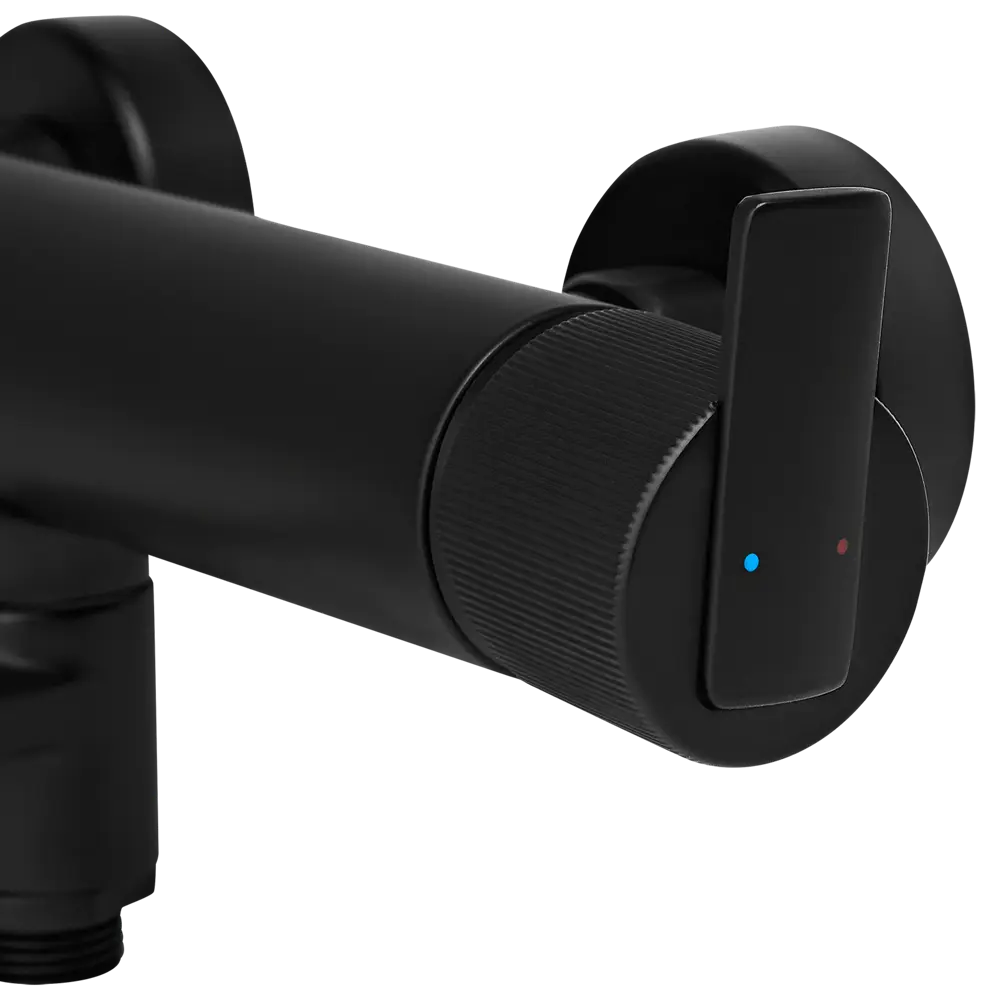 Смеситель для ванны KONSENSA Теано однорычажный цвет черный матовый STLM-2203947 - Вид №4