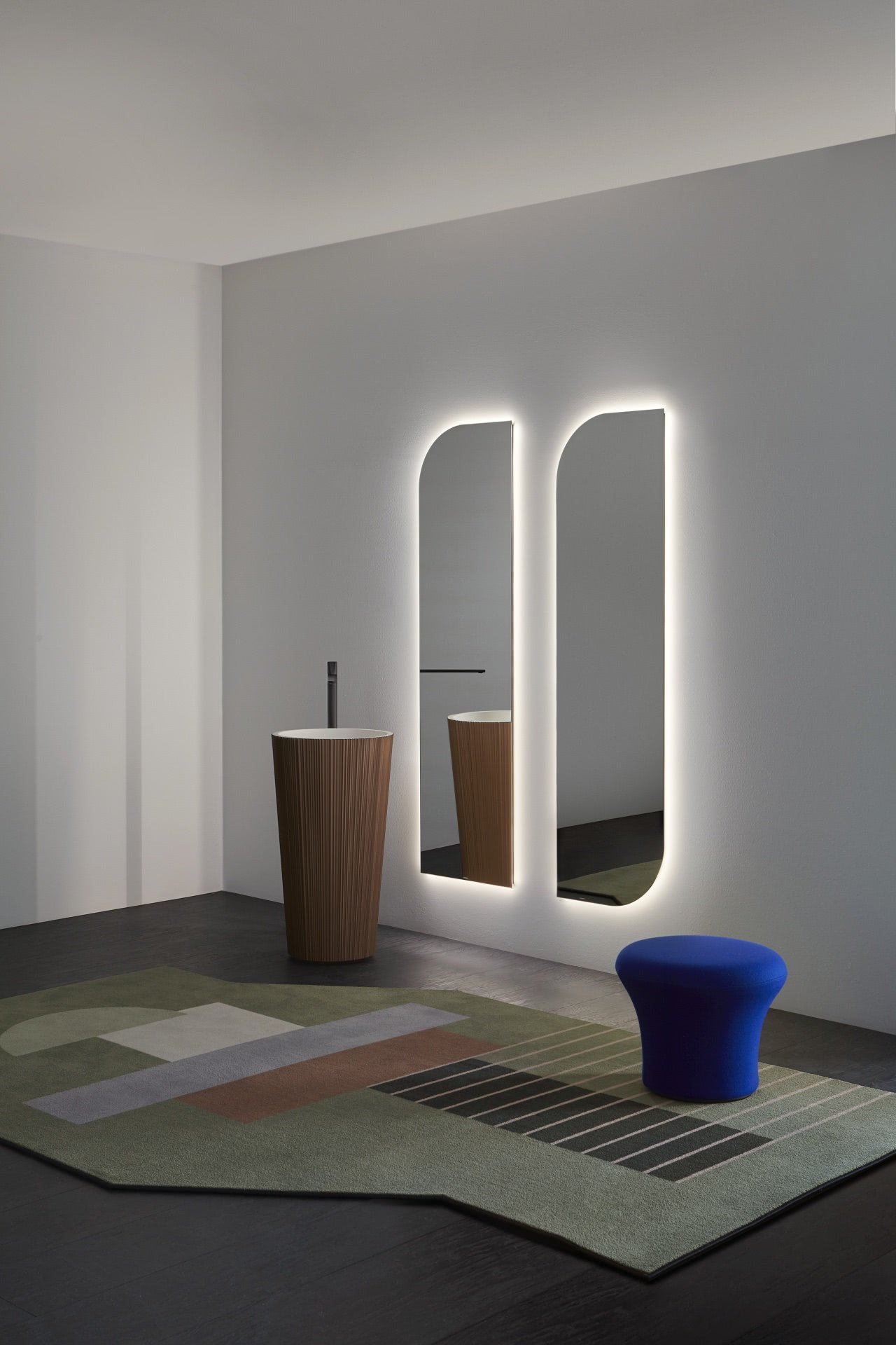 Plissé Напольная раковина стоящая прямоугольная Antoniolupi  - Вид №20