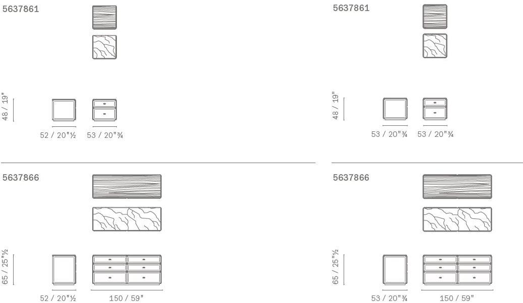 Poltrona Frau Кожаный комод La collezione - mobili e complementi sun-id-1430088 - Вид №4