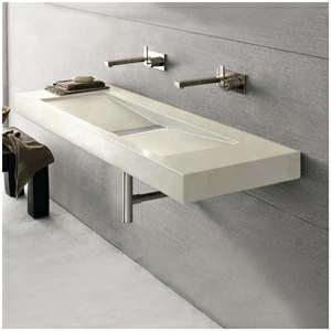 LG41502 Подвесная раковина настенная овальная Neutra Design FLUID белая