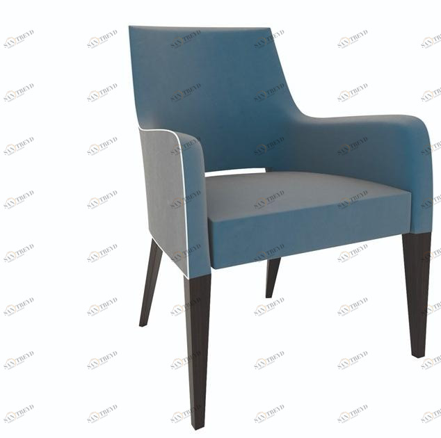 SELVA Кресло с обивкой из ткани с подлокотниками Gatsby 1645