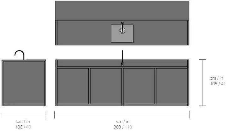 Sachi Барная стойка из алюминия In/out kitchen sun-id-1415600 - Вид №8