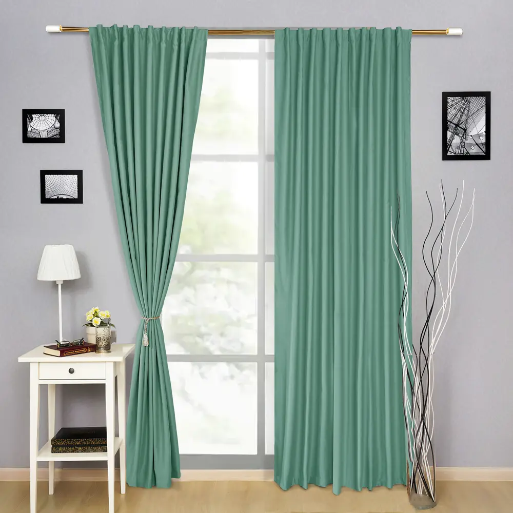 Santreyd Blackout: ткань для штор сине-зеленого цвета 280 см 89353527 STLM-1046887 - Вид №2