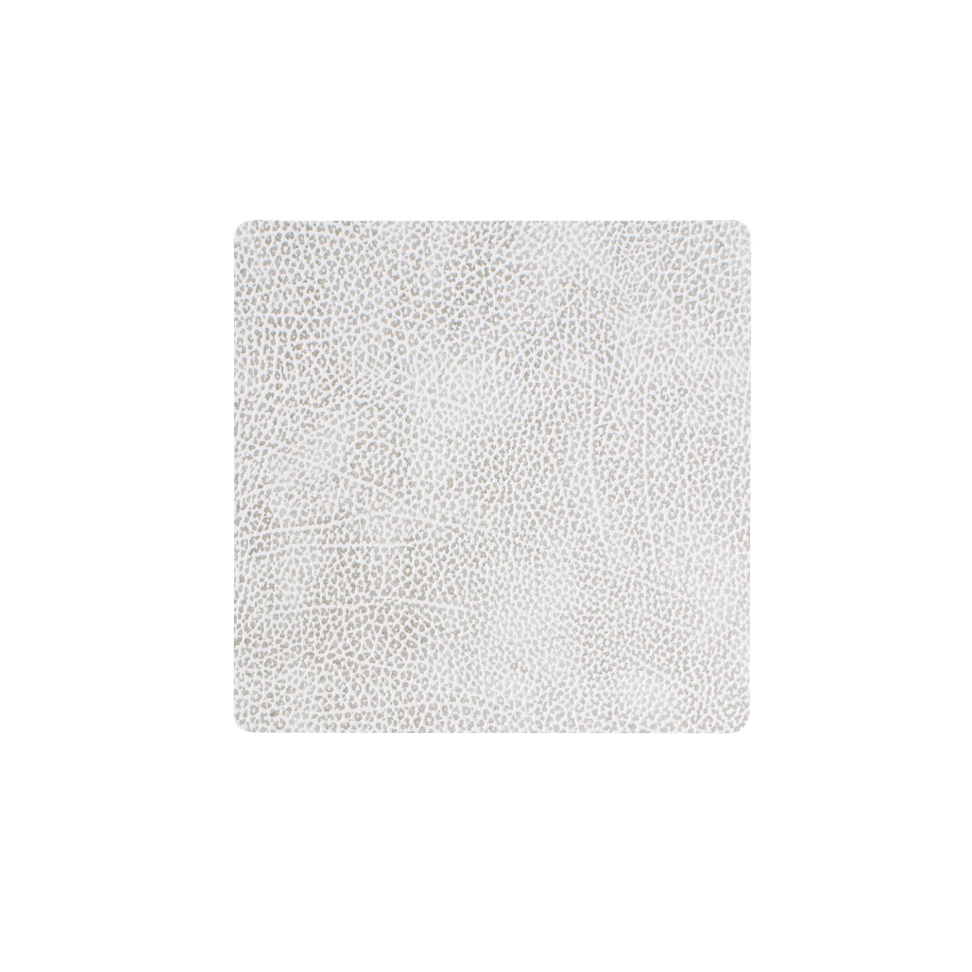 98926 HIPPO white-grey подстаканник квадратный 10x10 см, толщина 1,6 мм;LIND DNA 