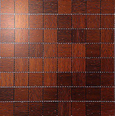 Мозаика и 3D панели из дерева Da Vinci Мозаика 8x8 047 Мербау Селект (Гладкая) 288х288 мм 1301100047 - Вид №1