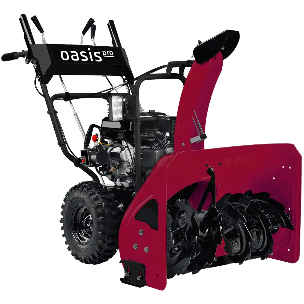 Бензиновый снегоуборщик Oasis Pro SM-7/11S/72K для эффективной уборки снега 89349068 STLM-1328452