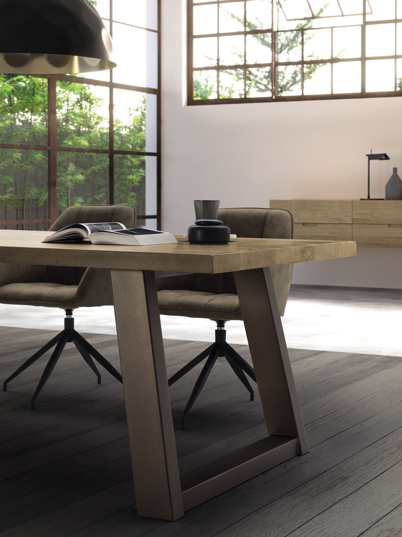 Прямоугольная столешница из дуба Devina Nais ARCH-00095769 - Вид №5