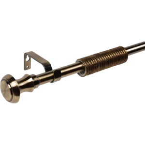 Карниз однорядный раздвижной Inspire Руч 160-300 см цвет золотой антик 81976808 STLM-2013246