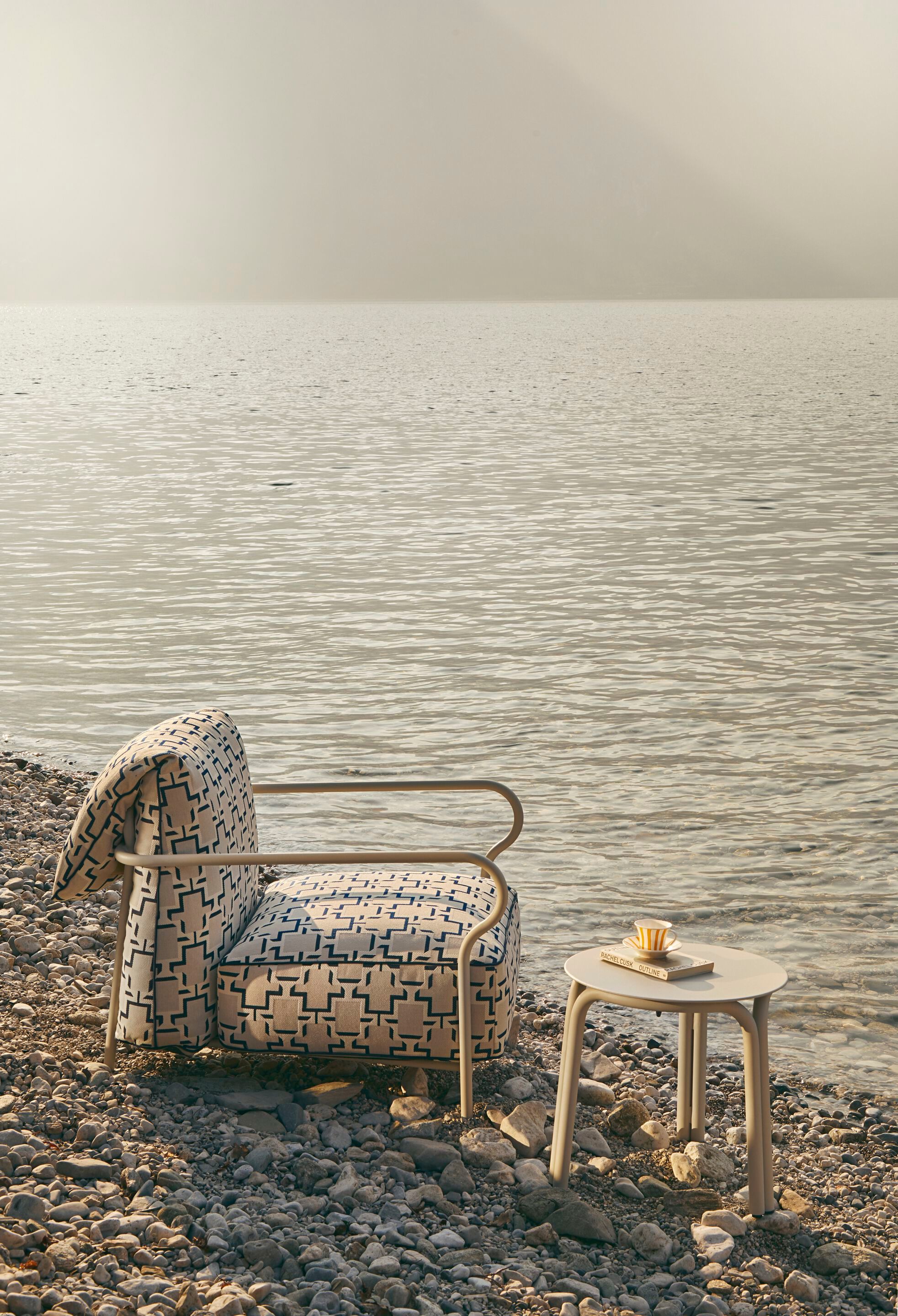 Алюминиевый садовый стул с подлокотниками Unopiù Salò ARCH-00033589 - Вид №9