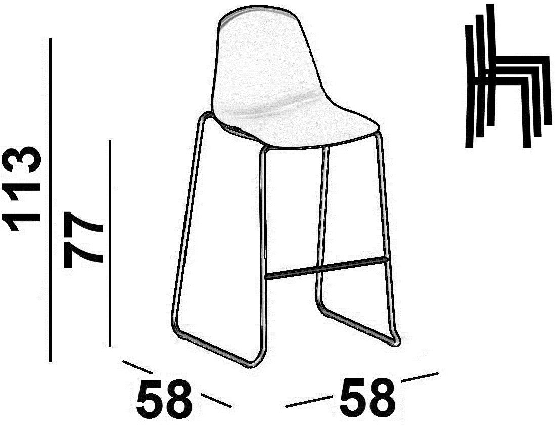 Luxy Кресло-санки с обивкой Epoca sun-id-1507405 - Вид №2
