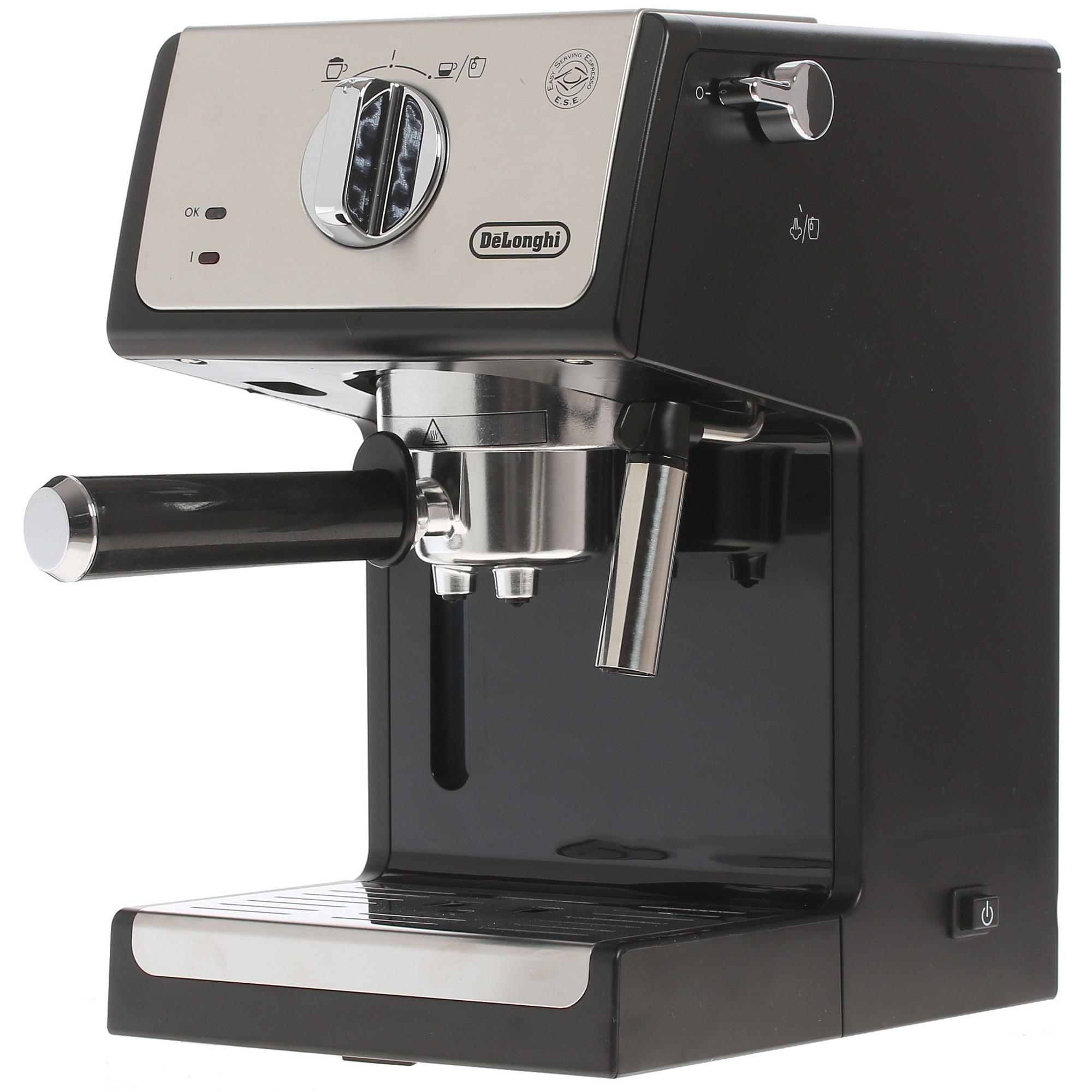 1269876 Кофеварка рожковая DeLonghi ECP 33.21 черный STDN-0097985 - Вид №2