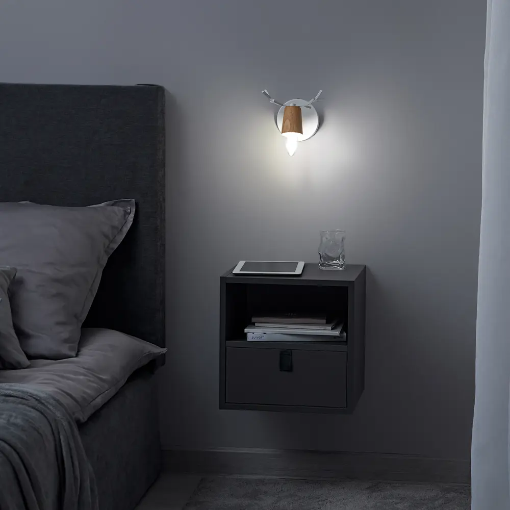 Бра Antler L1147-1A 1хE27х40 Вт LAMPLANDIA STLM-2211987 - Вид №8