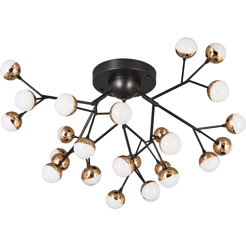 Люстра Freya FR5149PL-27G — элегантное черно-белое освещение для гостиной 89168212 STLM-0079412 - Вид №2