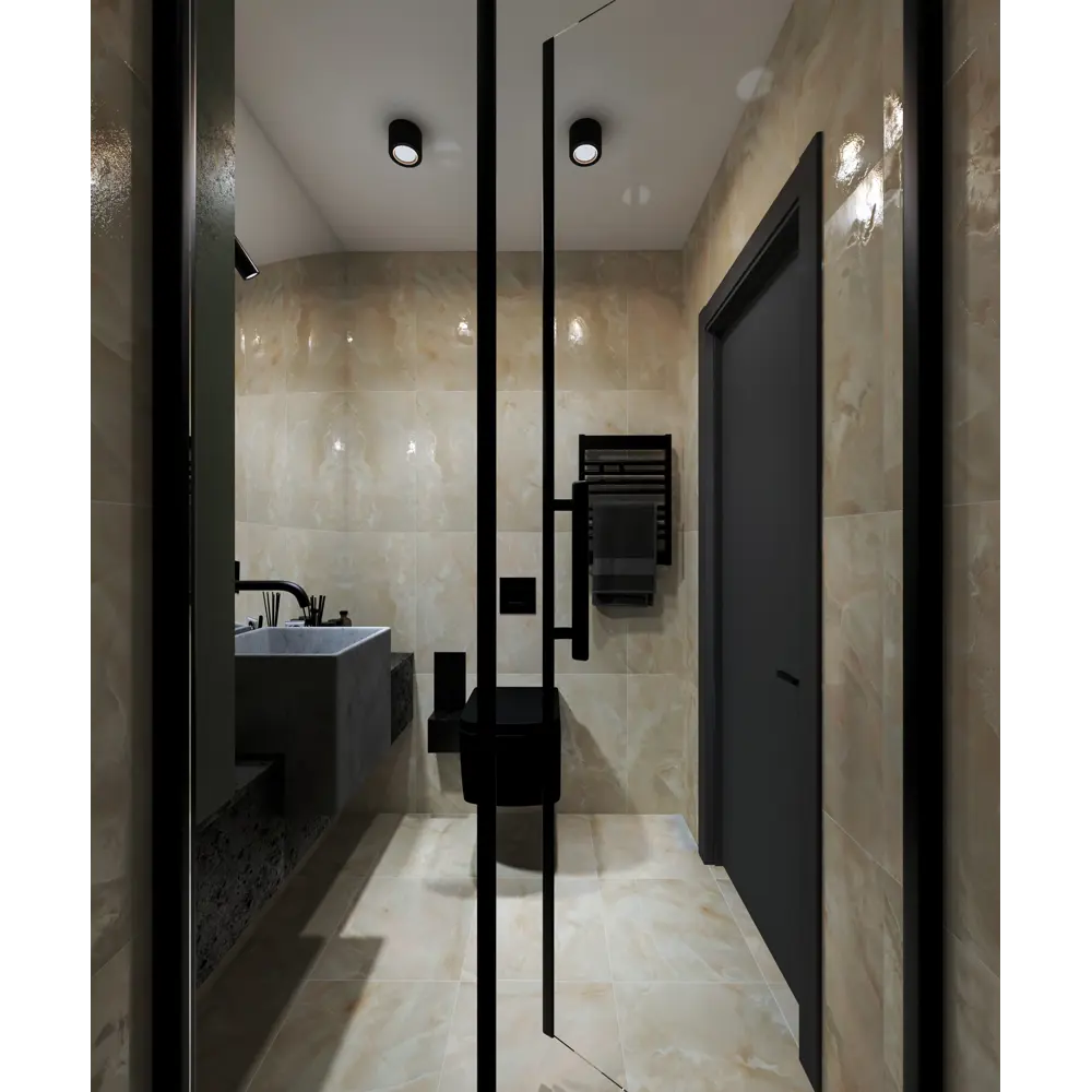 Плитка напольная Azori Onice Pesco 42x42 см цвет бежевый STLM-2168836 - Вид №1