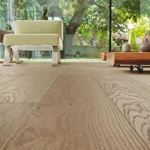 Паркетная доска Haro 4000 Series Top connect Пуро каменный, Саваж Дуб Кантри с брашью (Текстурированная) 2200х180 мм.