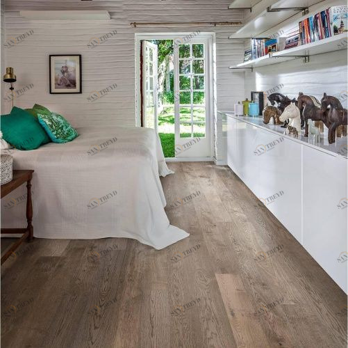 Паркетная доска Karelia Дуб ANTHRACITE GREY 2600200117