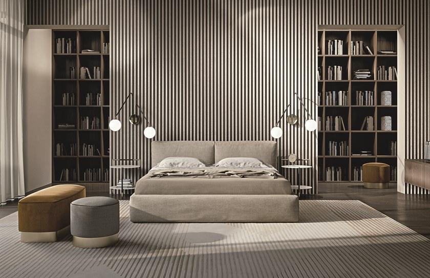 Frigerio Salotti Съемная тканевая кровать с мягким изголовьем Cooper sun-id-1360213 - Вид №1