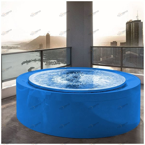 Бассейн Gruppo Treesse Fusion 200 SPA-V8610-G напольный круглый голубой Fusion SPA SPAV8610G