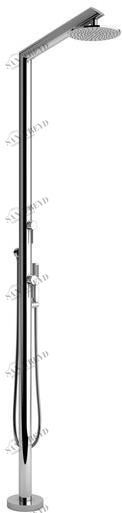 Inoxstyle Открытый душ из нержавеющей стали с ручным душем Tecno 01014 mmt beauty
