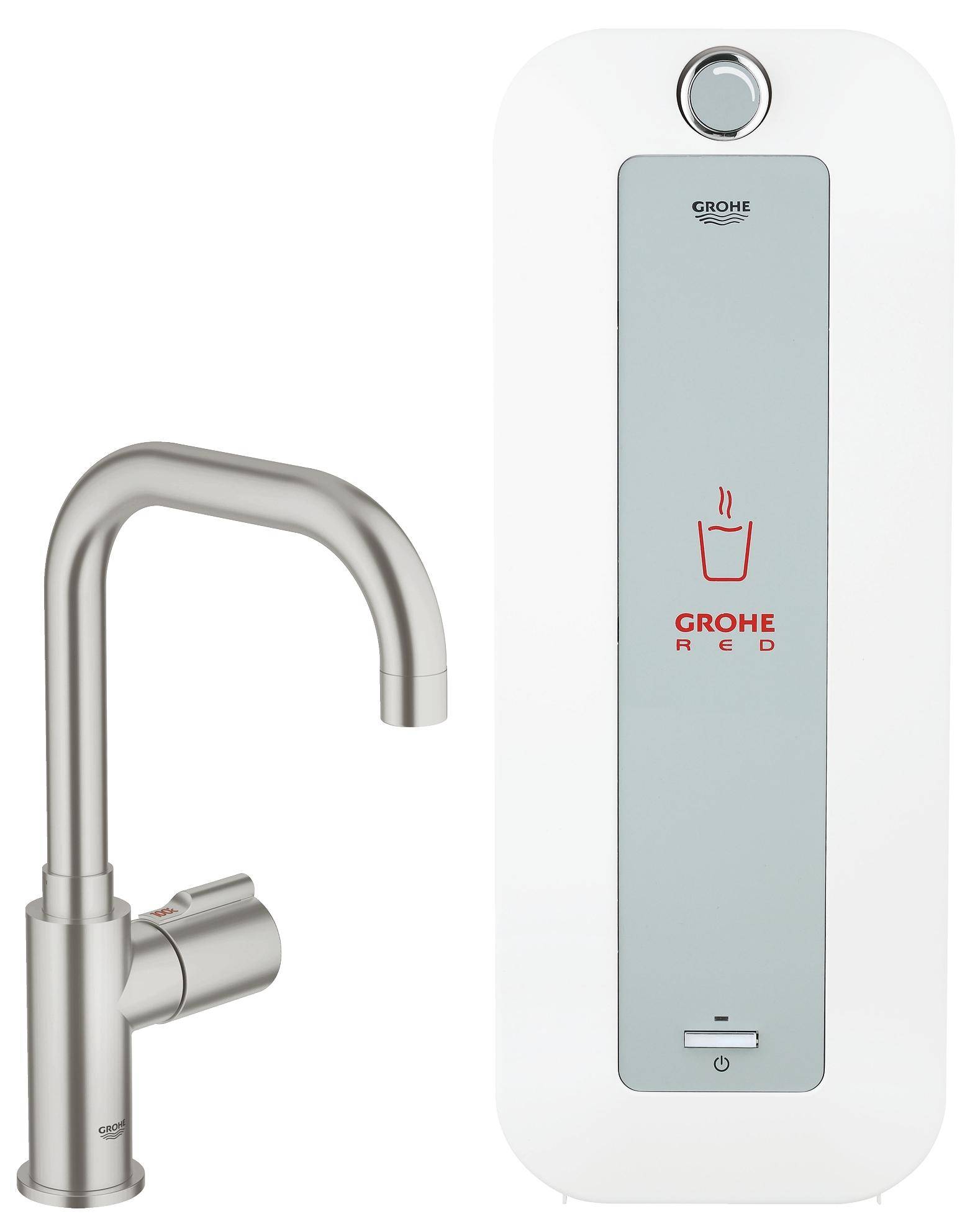 30157DC0 Комплект с вентилем для кухни Grohe GROHE Red суперсталь