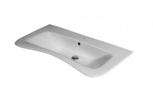 LAMI100 Подвесная раковина настенная круглая Neroceramica  белая