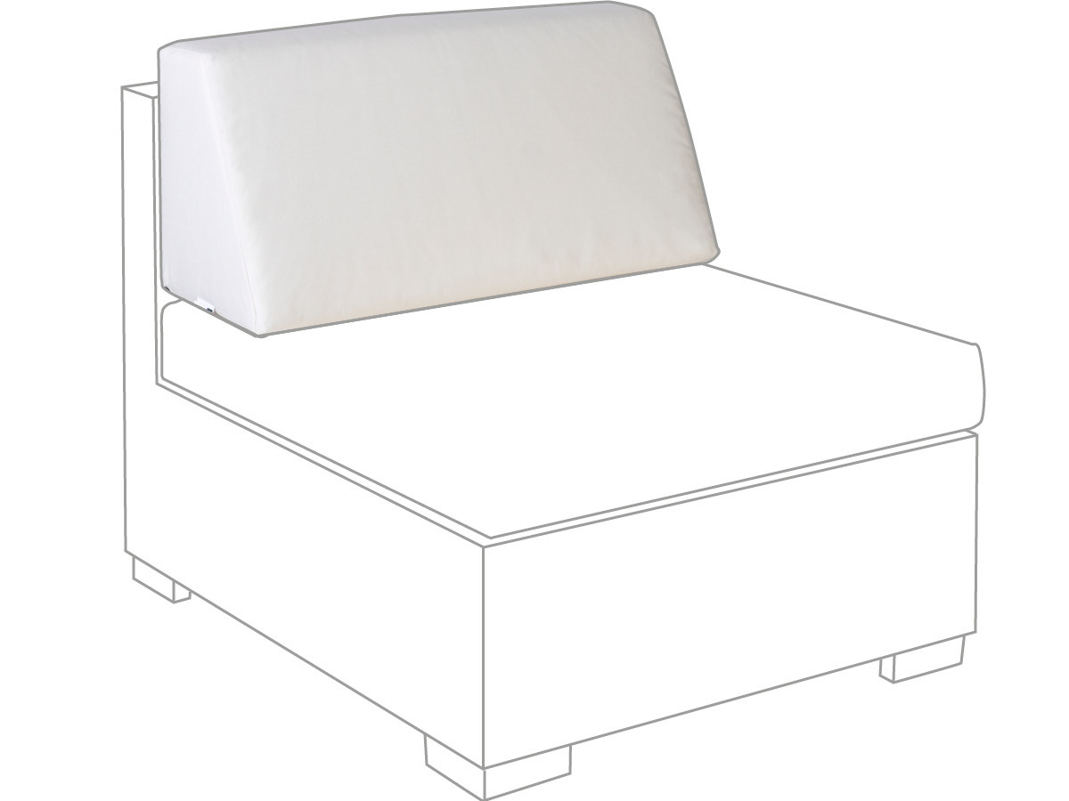 10.00.0724 Подушка спинки центрального модуля Outdoor Sunbrella ecru Mbm LONG ISLAND