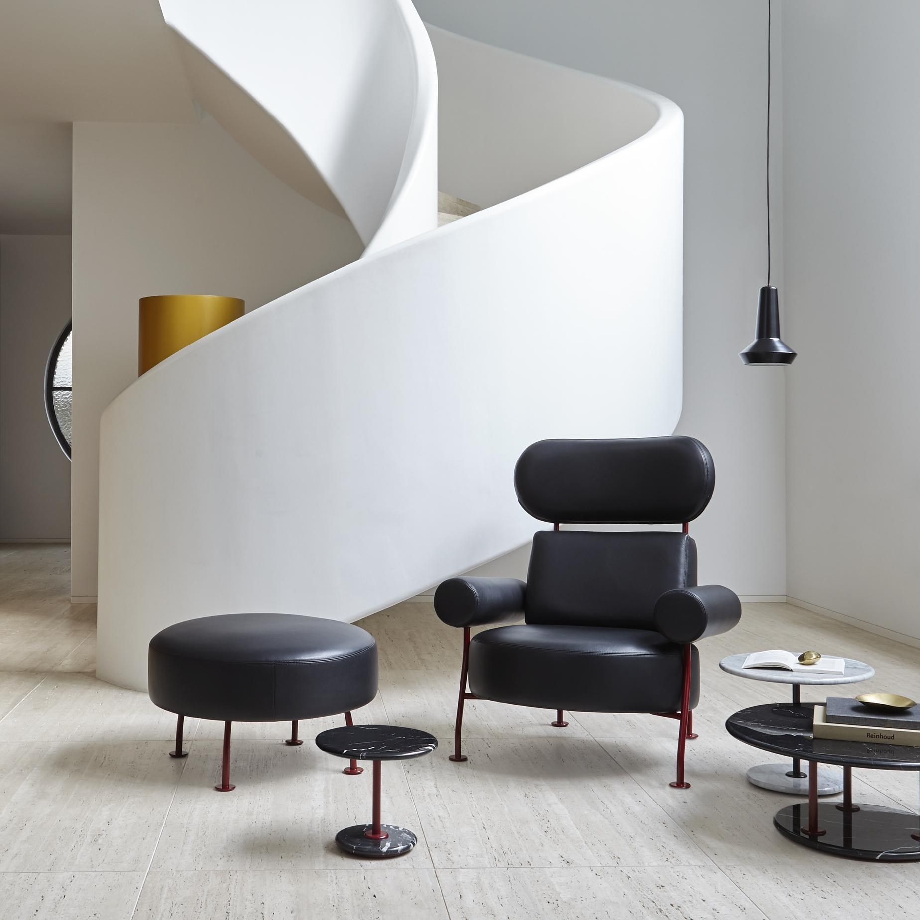 Мраморный круглый низкий журнальный столик Ligne Roset Astair ARCH-00135765 - Вид №3