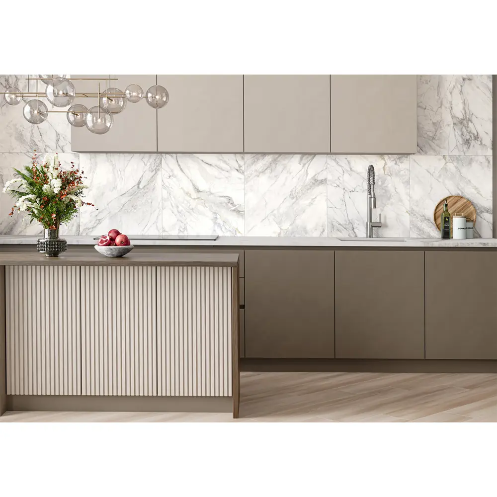 Глазурованный керамогранит Alma Ceramica Authentic 07 60x60 см 1.8 м² матовый цвет белый STLM-2181696