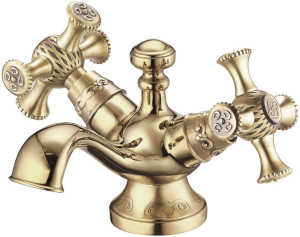 Смеситель ZorG Antic A 6011U-BR для раковины, бронза