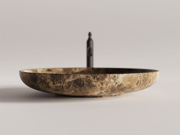 Круглый умывальник из натурального камня Agape SESSANTA ARCH-00147634 - Вид №9