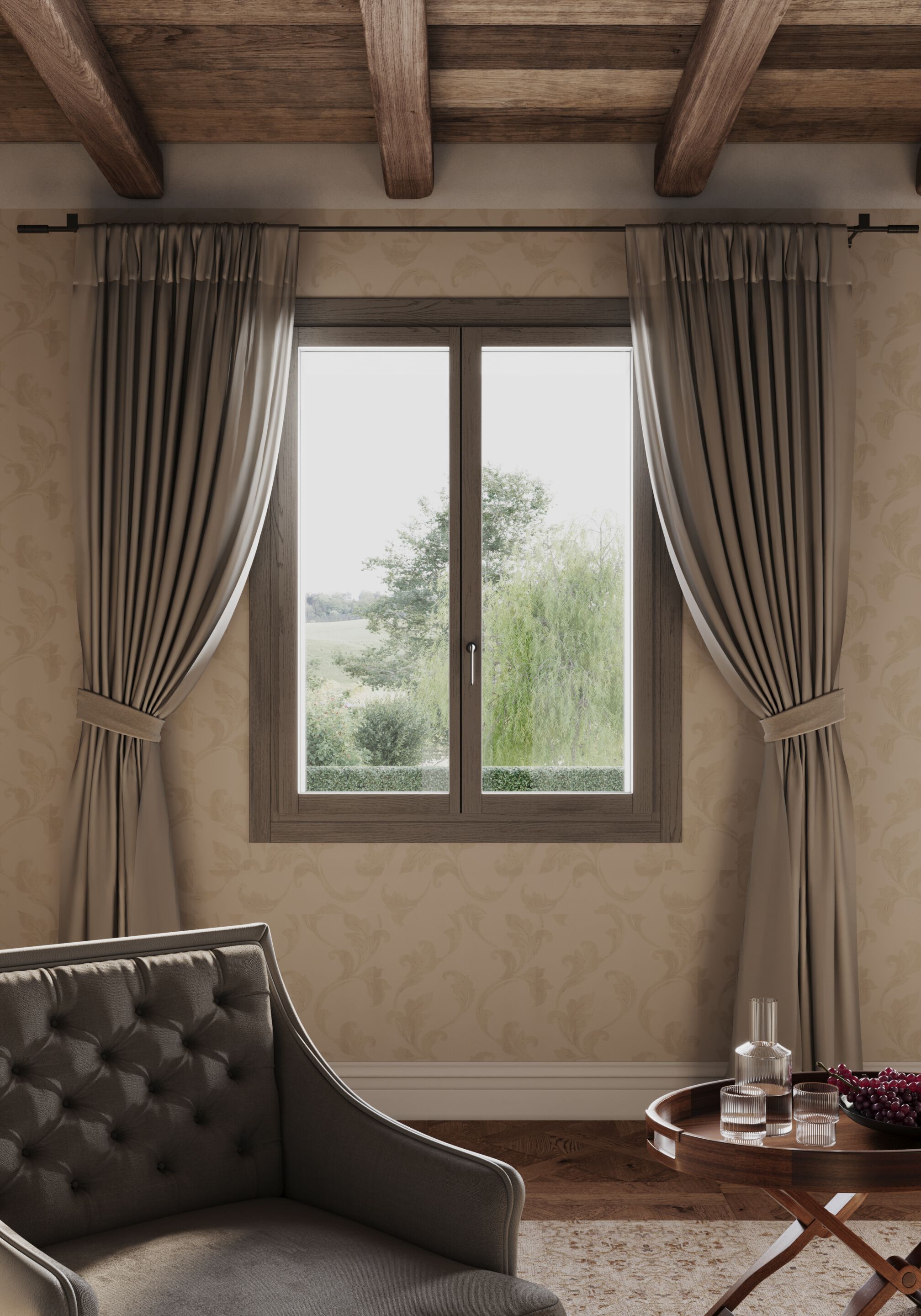 Минимальное деревянное окно-алюминий Impronta BLEND ARCH-00030717 - Вид №4