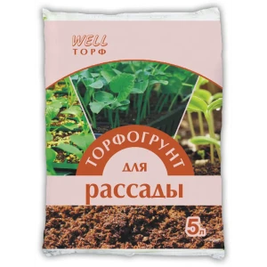 Грунт Veltorf Well Торф для рассады 5 л