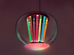 Artemide Led подвесной светильник с прямым светом из дутого стекла