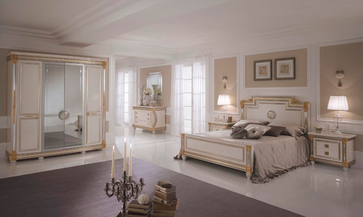 Деревянный шкаф в стиле модерн с зеркалом Arredoclassic ARCH-00107298 - Вид №1