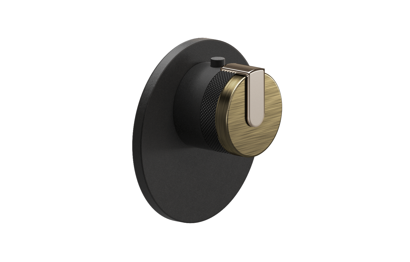 E-8027-R1VBB-L1PN-BK-T Термостатический переключатель 3/4-Внешняя часть GRAFF MOD+