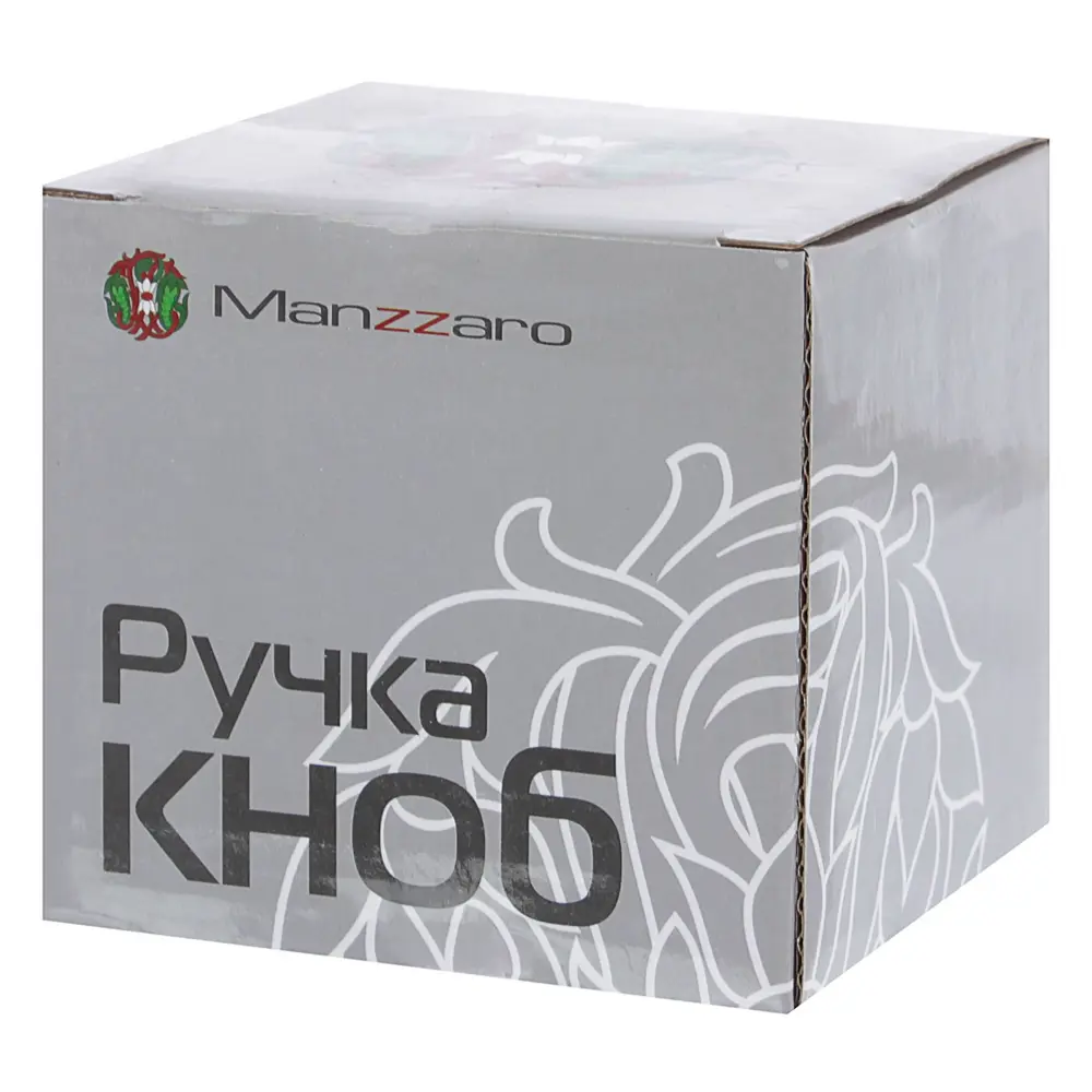 Ручка-кноб без механизма сталь глянцевое покрытие цвет бронза Acciaio MANZZARO STLM-2164362 - Вид №2