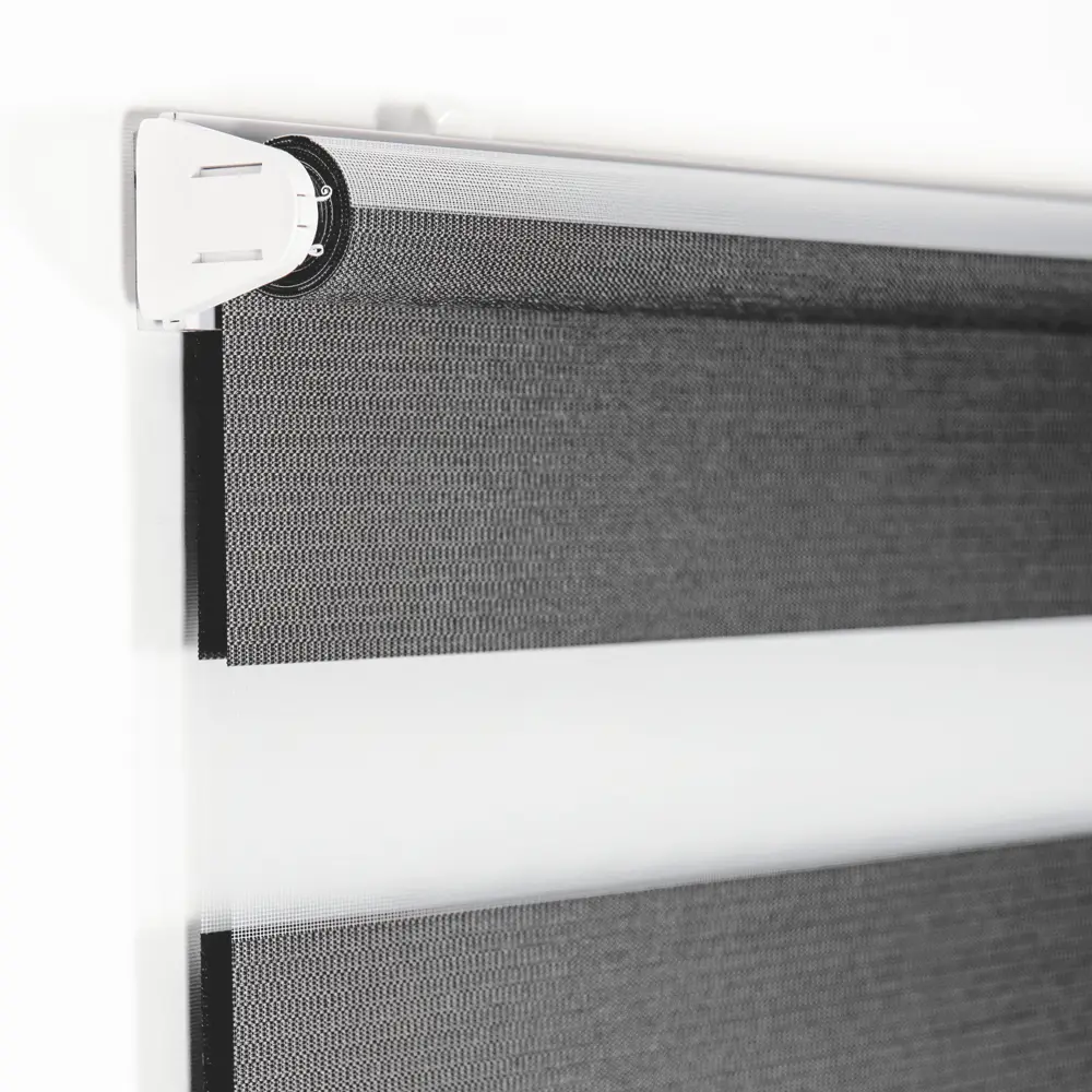 Штора рулонная день-ночь Silver 60x160 см графит MIAMOZA Д/Н SILVER STLM-2102201 - Вид №1