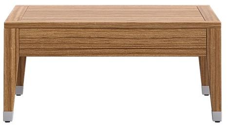 Atmosphera Низкий квадратный журнальный столик из тика Desert sun-id-1393078 - Вид №1