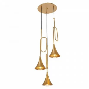 Подвесная люстра Mantra Jazz Pintura Oro 6351 MANTRA ДИЗАЙНЕРСКИЕ, JAZZ PINTURA ORO 137931 Золотой