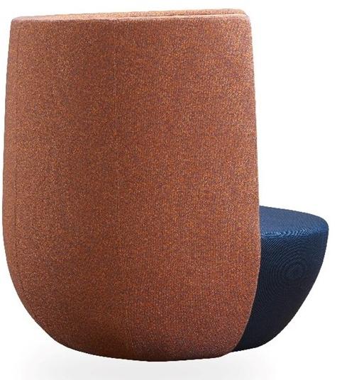 ROSSIN Вращающееся кресло с тканевой обивкой Nido sun-id-1440911 - Вид №3