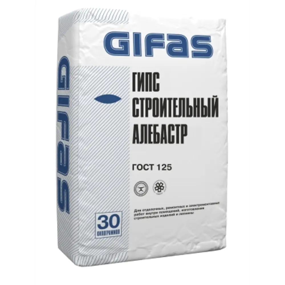 Гипс строительный Алебастр Gifas 30 кг STLM-2055731